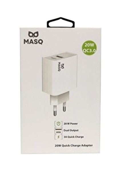 Ev Şarj Adaptörü 20W Hızlı Şarj Qualcomm Quick Charge Uyumlu iPhone Modelleri İçin fırsatları