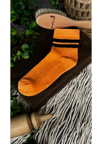 Pamuk Fitilli Kolej Çorabı