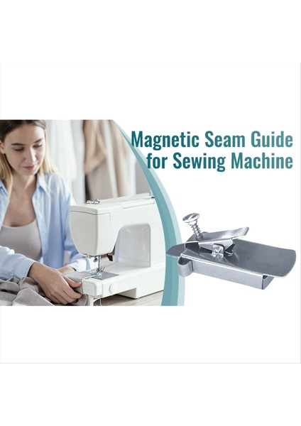Dikiş Makinesi Için Manyetik Dikiş Kılavuzu Manyetik Dikiş Kılavuzu Cetvel Çok Fonksiyonlu Düz Çizgi Hems Dikiş Cetveli (Yurt Dışından)