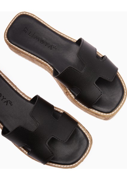 Runa Siyah Kalın Tabanlı Kadın Terlik fırsatları