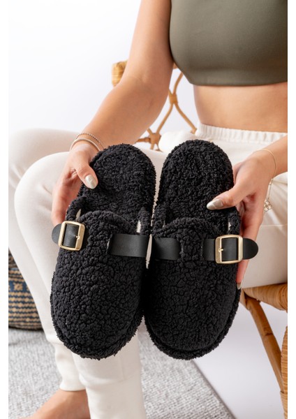 Kadın Ev Terliği Kemer Geçmeli Şık Giyim Hediyelik Çeyiz Bohça Misafir Terliği