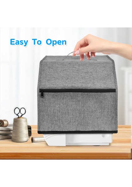 Serger Makinesi Kapağı Cepleri Depolama Için, Dikiş Makinesi Toz Kapağı Çoğu Standart Sergers, Overlock Makinesi Kapağı (Yurt Dışından) modelleri