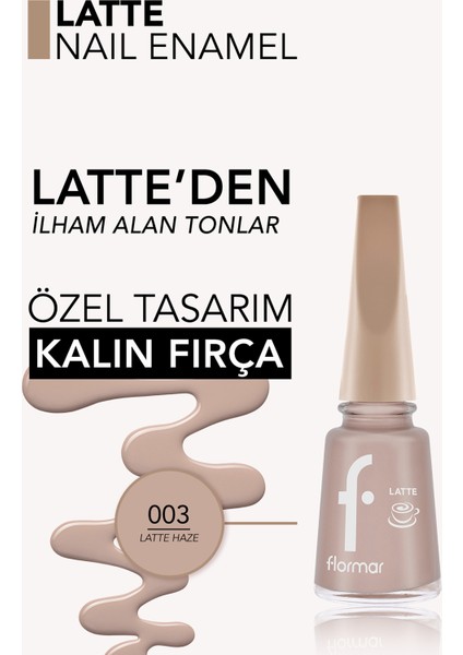 Latte Yüksek Pigmentli & Parlak Bitişli Kahve Tonlu Oje (Latte Haze) 8682536104555 fiyatları