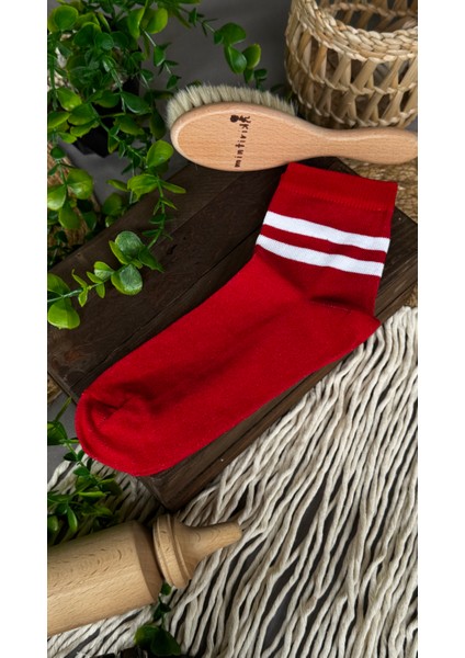 Pamuk Fitilli Kolej Çorabı