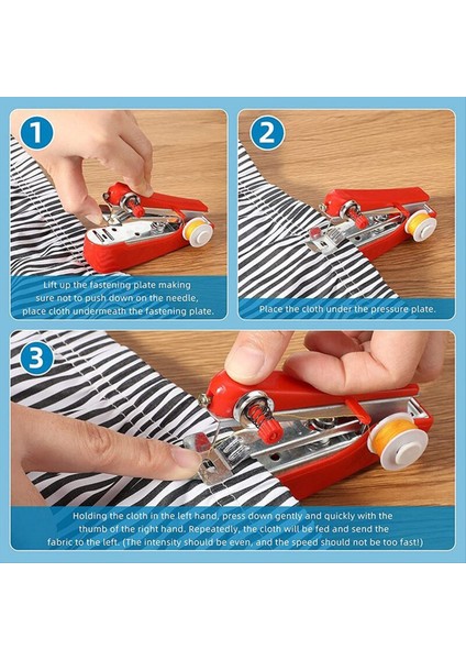 Evde El Tipi Dikiş Makinesi Korunabilir Seyahat Kıyafetleri Kumaşlar Diy Dikiş Dikme Alet Mini Manuel Iğne Işi Makinesi (Yurt Dışından) fırsatları