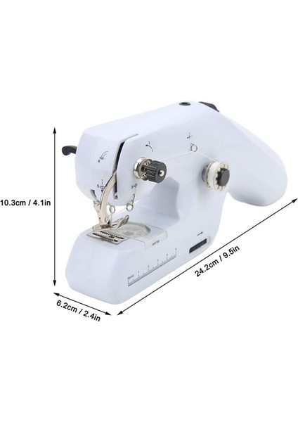 Mystique Otomatik Elde Taşınan Dikiş Makinesi, Mini Taşınabilir Dikiş Makinesi Yetişkin Dıy Ev Dikiş Aracı Için Kablosuz Dikiş Makinesi B (Yurt Dışından) fiyatları