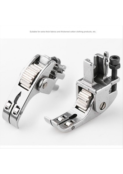 Mystique Endüstriyel Dikiş Makinesi Için Üç Tekerlek Kalın Silindir Presser Ayağı Çok Fonksiyonlu Tekerlek Basın Ayağı (Yurt Dışından) modelleri