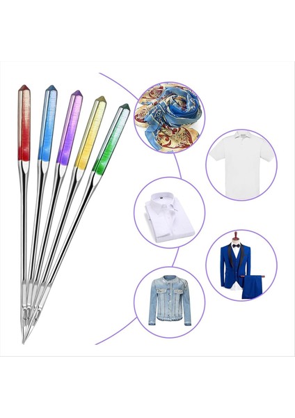 Mystique 30 Adet Dikiş Makinesi Iğneleri, 65/9, 75/11, 90/14, 100/16, 110/18 Ev Dikiş Makinesi Için Dikiş Makinesi (Yurt Dışından) modelleri