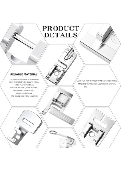 Mystique 32 Pc Dikiş Makinesi Baskı Ayak Seti, Şarkıcı, Kardeş, Babylock, Euro-Pro Için Uygun Ayaklar Dikiş Ayakları (Yurt Dışından) indirimleri