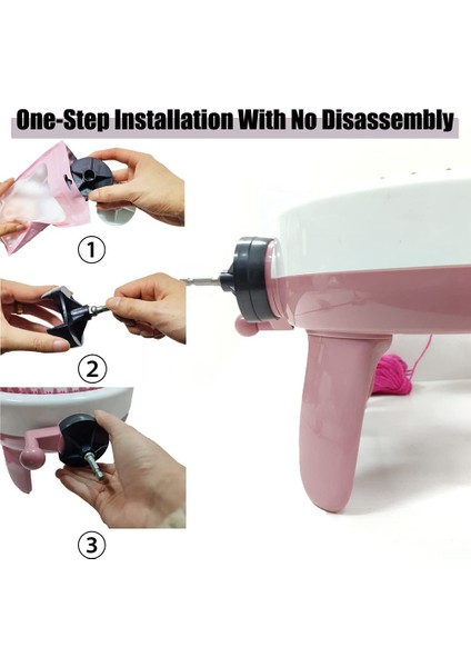 Sentro Örgü Örgü Makinesi Adaptörü Için Örgü Makinesi Matkap Ekleme 3 Sentro 22 Sentro 40 Sentro 48 Için Hızlı Örgü (Yurt Dışından) fiyatları