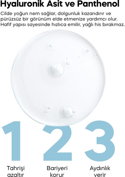 Yoğun Nemlendirme ve Dolgunlaştırıcı Etkili Yenileyici Cilt Bakım Serumu (Hyaluronic Acid %1.4 + B5) fırsatları