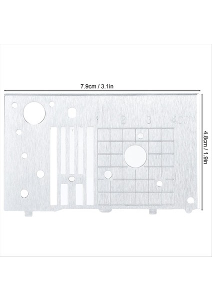 Metal Düz Dikiş Iğnesi Plaka, BROTHER-LB5000 Için Uyumlu Olan Profesyonel Iğne Plakası, Elite PE545, CE1100PRW (Yurt Dışından) fırsatları