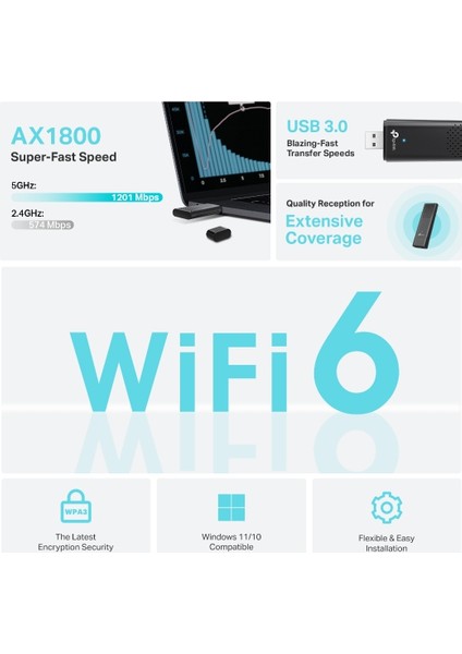 Tp-Lınk Archer TX20U AX1800 USB Adaptör modelleri