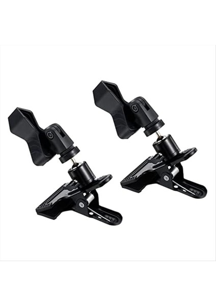 Mystique Nakış Çember Klipsi, 360 ° Döner Ayarlanabilir Masa Klipsi, 4,03 Cm&#39;ye Kadar Açılan Çapraz Sap Klipsleri, Iğne Dikiş Için 2pcs (Yurt Dışından)