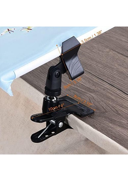 Mystique Nakış Çember Klipsi, 360 ° Döner Ayarlanabilir Masa Klipsi, 4,03 Cm&#39;ye Kadar Açılan Çapraz Sap Klipsleri, Iğne Dikiş Için 2pcs (Yurt Dışından) modelleri