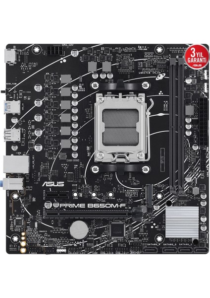 Asus Prıme B650M-F Ddr5 7200+(OC) HDMI M.2 Am5 MB