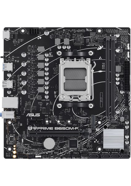 Asus Prıme B650M-F Ddr5 7200+(OC) HDMI M.2 Am5 MB