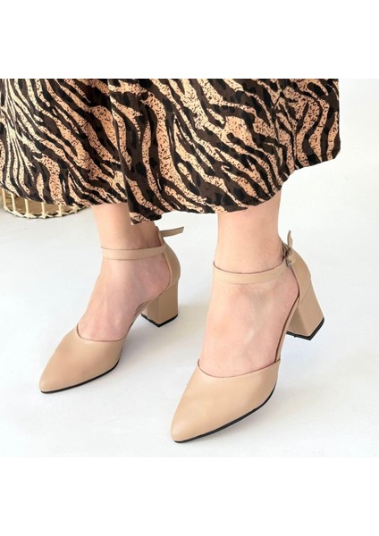 Mulen Nude Cilt Topuklu Ayakkabı fırsatları