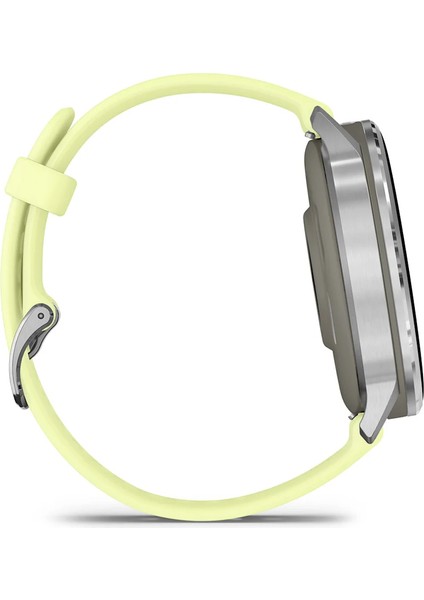 Venu 4 - 45 mm - Gümüş Sarı Silikon Kayışlı fırsatları