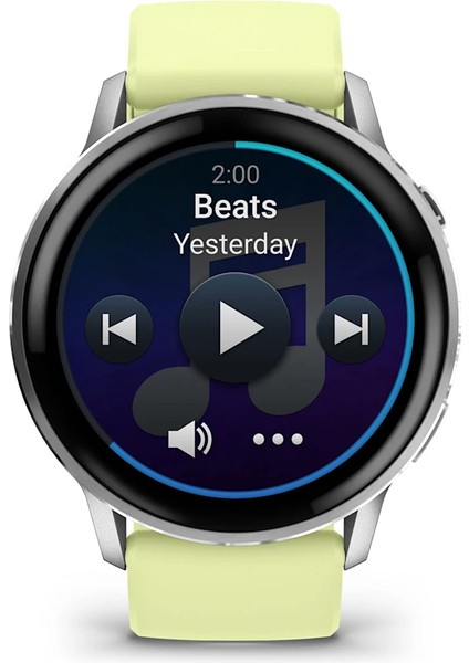 Venu 4 - 45 mm - Gümüş Sarı Silikon Kayışlı indirimleri