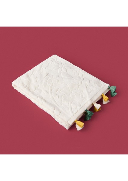 Soft Granny Summer Flos Yüz Havlusu - Ekru - 50X90 cm fiyatları