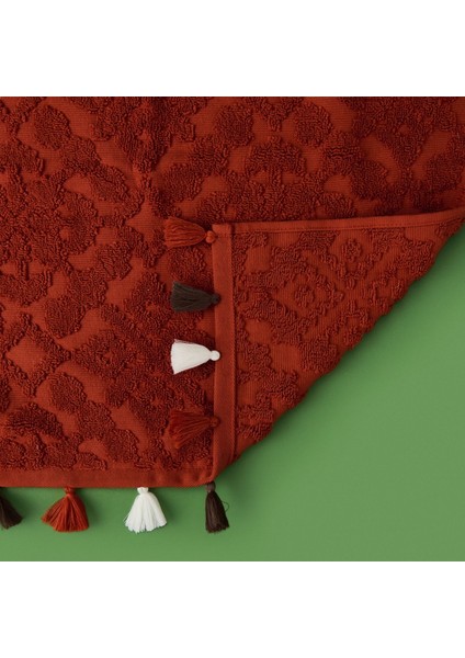 Soft Earthy Hues Juan Yüz Havlusu - Kiremit - 50X90 cm modelleri