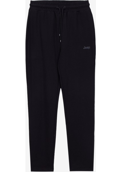 Standart Bel Standart Siyah Erkek Eşofman Altı J5WM-EA7391