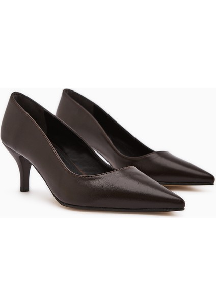 Flora Bej Stiletto Kadın Topuklu Ayakkabı fırsatları