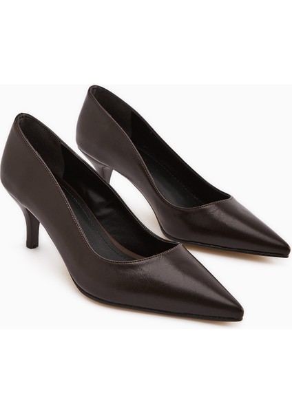 Flora Bej Stiletto Kadın Topuklu Ayakkabı indirimleri