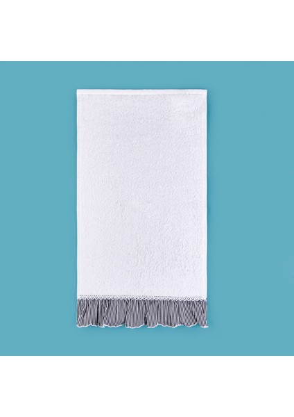 Soft French Cottage Twin Çizgi Desenli El Havlusu - Ekru - 30X50 cm fiyatları