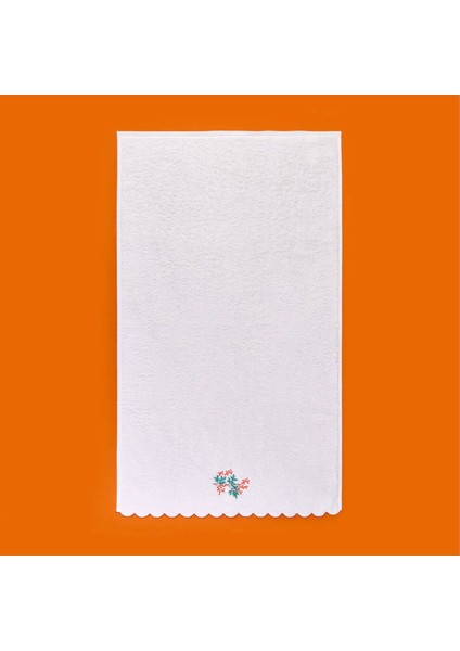 Soft Urban Delight Onda Yüz Havlusu - Ekru / Kahverengi - 50X90 cm fiyatları