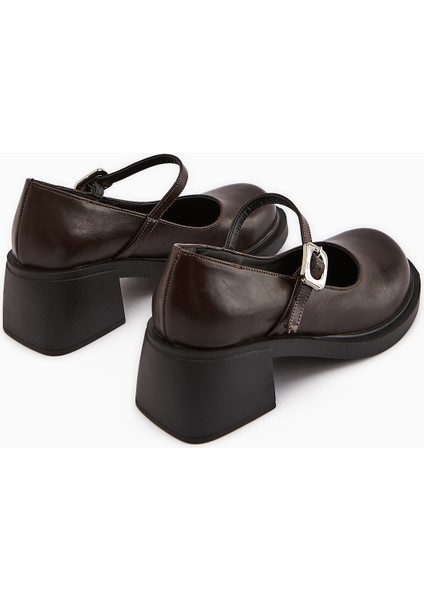 Mirka Kahve Bantlı Kadın Loafer Ayakkabı indirimleri