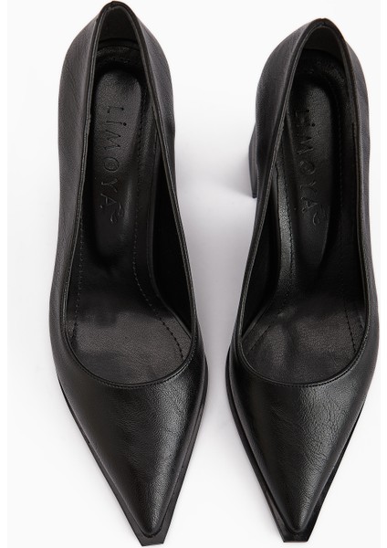 Lucy Siyah Kalın Topuklu Ayakkabı Kadın Stiletto indirimleri