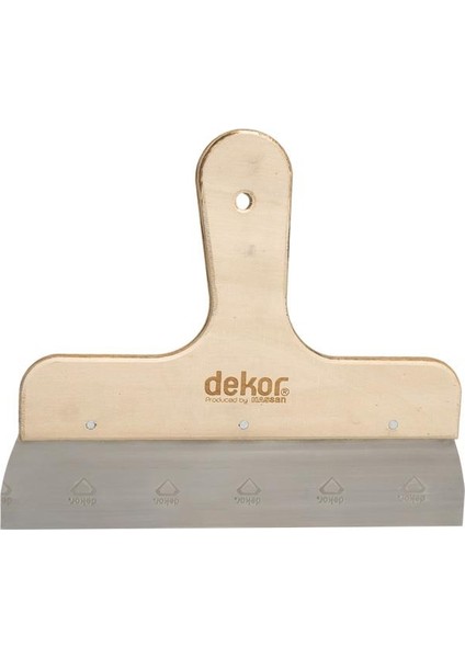 146 Eğri Ahşap Saplı Ispaltula 25 cm (Paslanmaz Çelik) modelleri