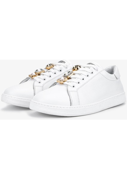 Kadın Hakiki Deri Kırık Beyaz Sneakers & Spor Ayakkabı 1116 31-1 Bn Ayk SK25-26 Off Whıte Fltr fırsatları