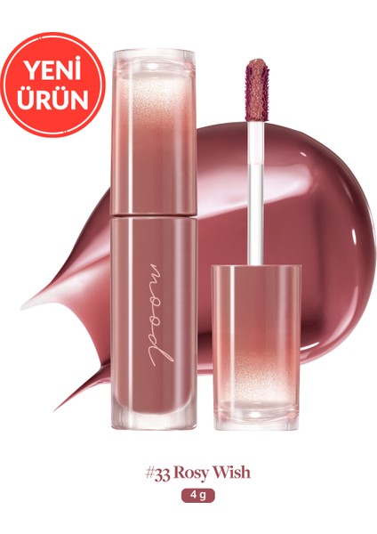 Kalıcı, Pigmentli, Parlak Bitişli Tint Perıpera Ink Mood Glowy Tint (33 Rosy Wish)