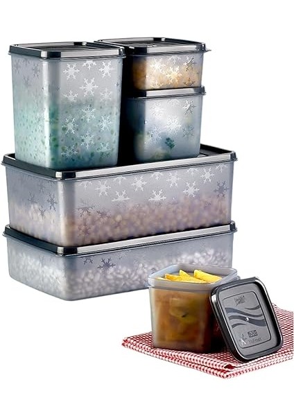 No Frost Silikon Yumuşak Kapalı Saklama Kabı Dondurucu ve Buzluk Saklama Kabı 675ML, Kapaklı No Frost Saklama Kabı 675ML, Derin Dondurucu Saklama Kabı 675ML fırsatları