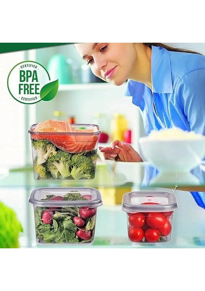 Adet 24 Parça 2 Litre Dikdörtgen Erzak Bakliyat Baharat Saklama Kabı Seti 20 Etiket Hediyeli fiyatları