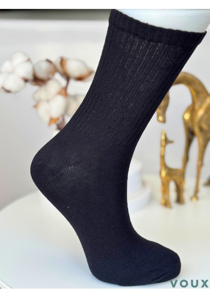 Çok Renkli Yarım Konç Kolej Çorabı 4 'lü