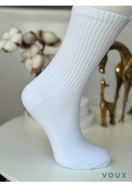 Çok Renkli Yarım Konç Kolej Çorabı 4 'lü fiyatları