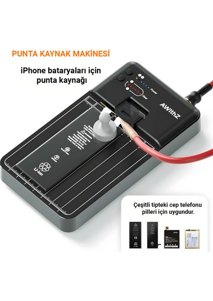 Mc1 | 4000MAH Dahili Bataryalı Hassas Pil Punta Kaynak Makinesi (Iphone/silindirik Batarya Onarımı Için) fiyatları