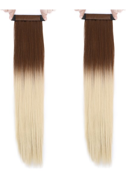 Fiber Sentetik Sihirli At Kuyruğu / Açık Kumral / Platin Ombreli modelleri