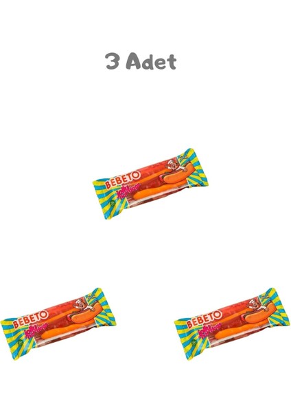 Fastfood Hot Dogs Yumuşak Şeker (20 Gr) 3 Adet