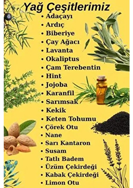 Limon Otu Yağı 20 ml İthal Limon Yağı Aromatik Kullanım Amaçlı modelleri