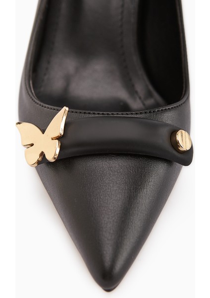 Misa Siyah Tokalı Kadın Stiletto modelleri