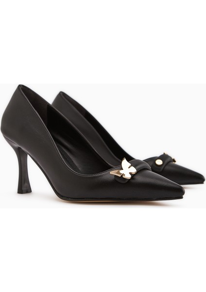 Misa Siyah Tokalı Kadın Stiletto indirimleri