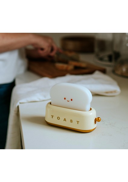 Toaster Sarı LED Gece Lambası