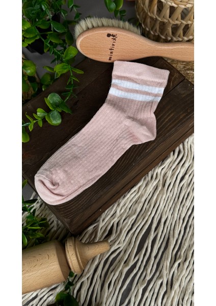 Pamuk Fitilli Kolej Çorabı