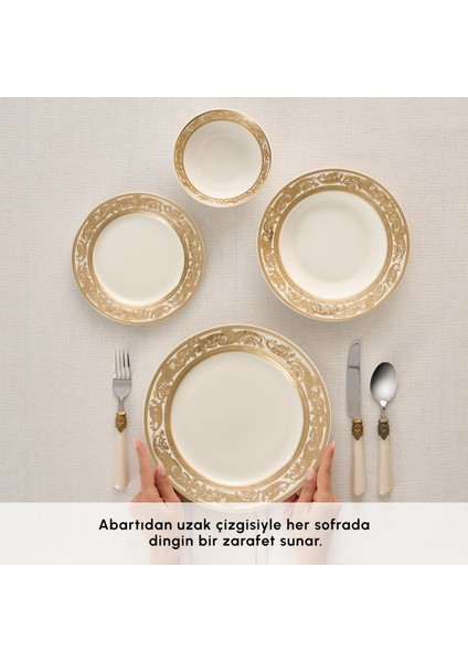 Elegance Bone Isola 24 Parça 6 Kişilik Yemek Takımı fırsatları