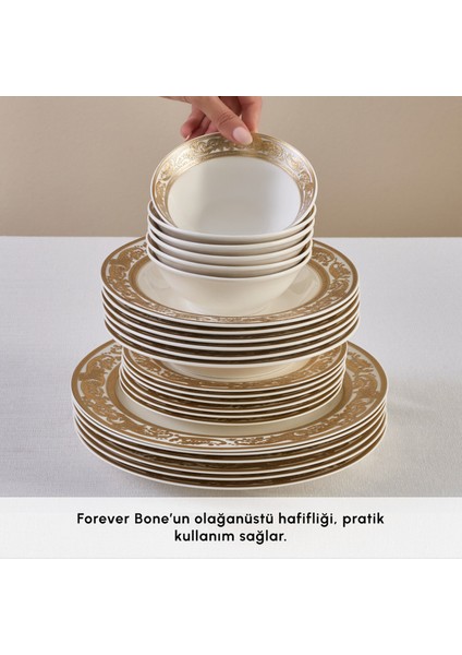 Elegance Bone Isola 24 Parça 6 Kişilik Yemek Takımı